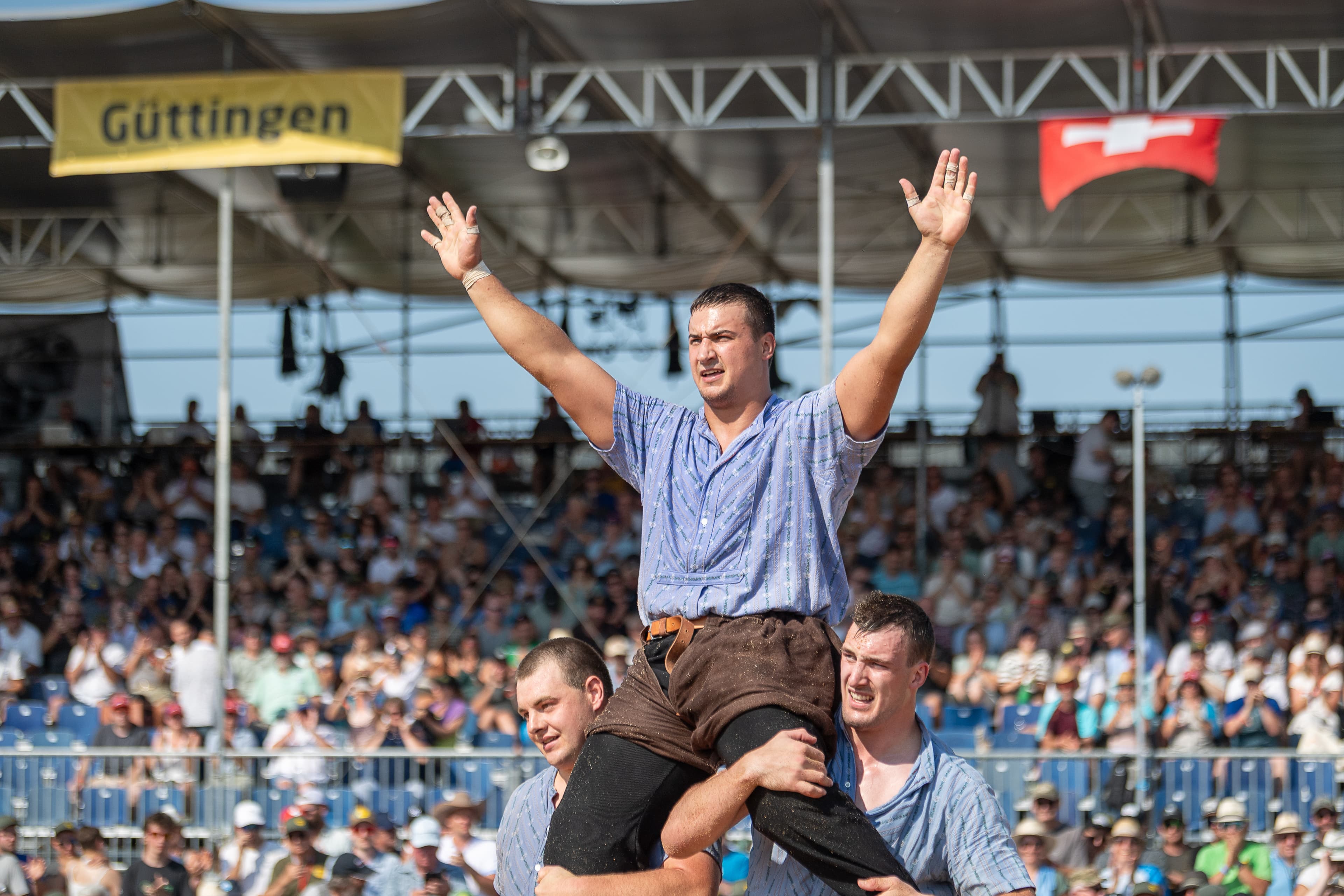 Festsieger in Güttingen: Werner Schlegel. Bild: Lorenz Reifler